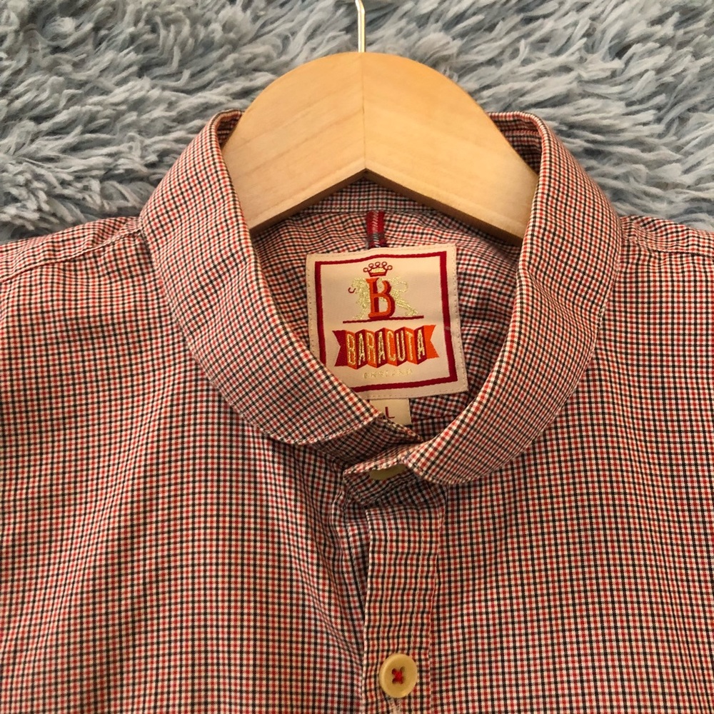 Baracuta England 🏴󠁧󠁢󠁥󠁮󠁧󠁿 Mens Shirt - Sz Lg